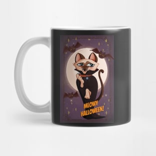 Meowy Halloween Mug